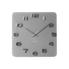 KA5488GY Horloge Vintage Verre Gris 35cm