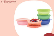 LOT DE  5  RAVIERS  DE  300 ML  TUPPERWARE NEUFS