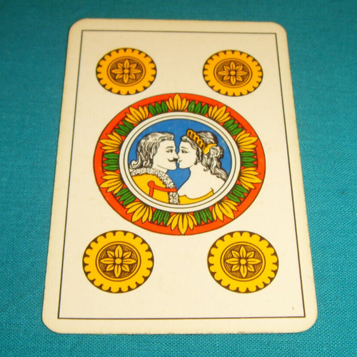 Ancien jeu cartes aluette - de,
