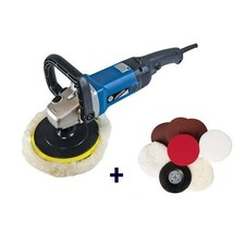 Silverline 264569 Lustreuse Polisseuse Ponceuse 1200 W 180 mm + Kit accessoire