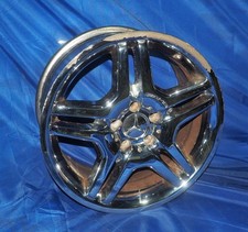 2003-2006 Mercedes W220 S Classe AMG 18 " x9 " 5 Rayons Roue Arrière Chrome OEM