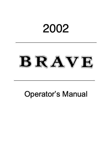 Owner manual operating - owner’s, &