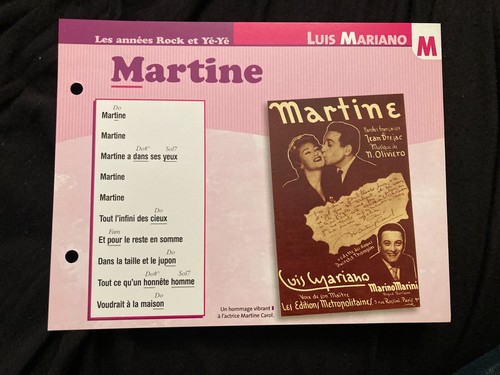 Carte fiche plaisir chanter - carte,