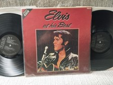 Elvis Presley  33 T Double LP  At His Best , import UK  EX 