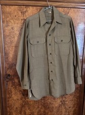 WW2  US ARMY  OD WOOL  CHEMISE MOUTARDE  DATED UNIFORME