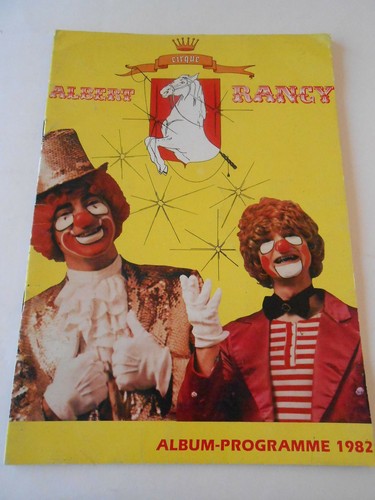 Programme cirque circus - programme, cirque/circus