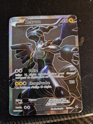 Carte pokémon zekrom 114 - carte,