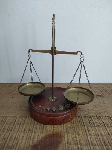 Ancienne balance orfèvre en - balance,