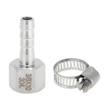 Raccords acier 304 25/64" dia