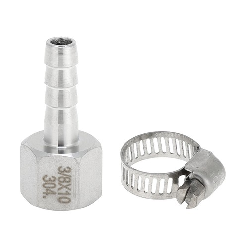 Raccords acier 304 dia - 25/64",