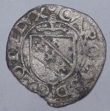 R1 Billon, 1/2 Demi Sol Carolus 1575-1581 Charles III - Duché Lorraine (0.6g)