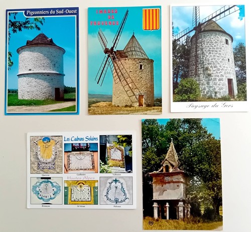 Lot 5 cartes - -, postales