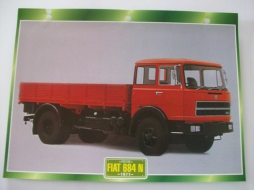 Carte fiche camion porteur - carte,