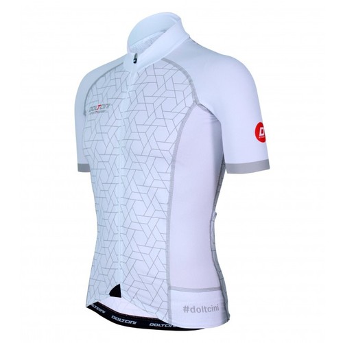 Maillot cyclisme blanc à - de,