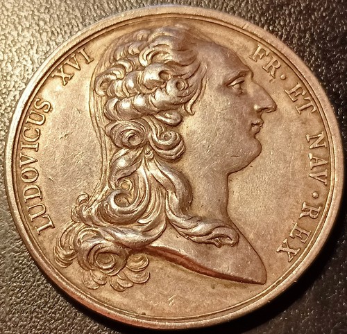 Louis xvi médaille argent - médaille,