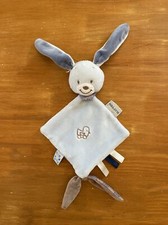 NATTOU DOUDOU LAPIN Alex Et BIBOU GRIS BLEU POUSSIN Canard PLAT LOSANGE