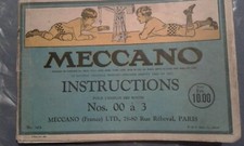 MECCANO MANUEL D'INSTRUCTIONS
