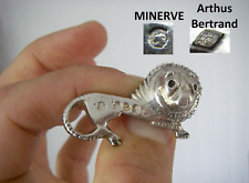 broche Animalière LION / arthus bertrand en argent massif 925 MINERVE /  N°126