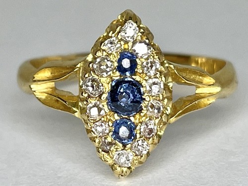 Bague vic torienne saphir - bague,