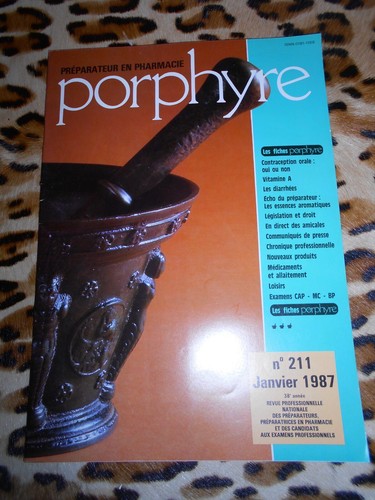 Revue porphyre préparateur - revue,