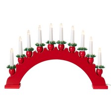 Led arc bois bougies en - arc,
