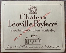 Étiquette Château Léoville