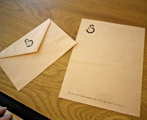 Spirou papier lettre - papier,