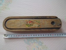 ancien plumier bois vintage