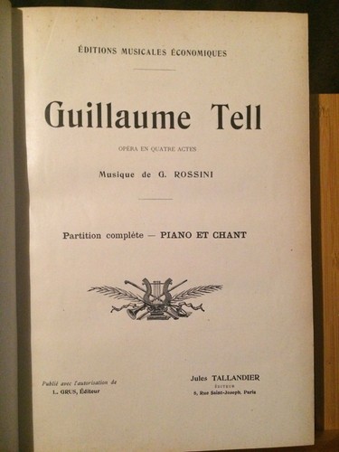 Rossini guillaume tell - rossini,