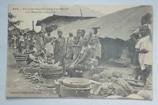 CPA 428 Afrique occidentale française collection Fortier Dakar marché indigène