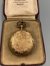 Montre or 18 carats à gousset