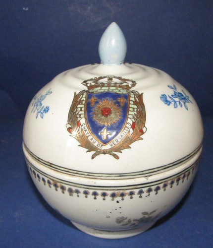 Ancienne sucrier pot - , couvert