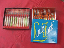 ++"509.18" 2 Coffrets Piques à Bulots Escargots Bigorneaux Fruits de mer vintage