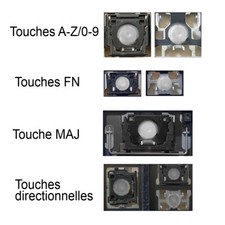 Touche de Clavier Français pour HP Pavilion dv7-7000