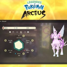 PALKIA Niveaux d'Effort Max - Pokémon Légends Arceus -