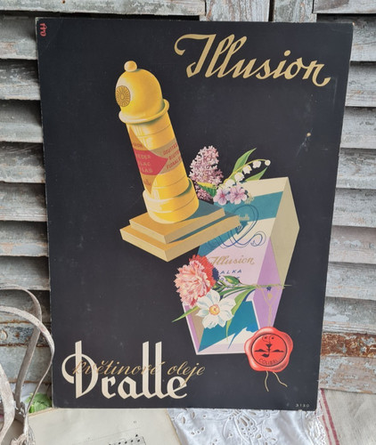 Ancien carton publicitaire - ancien,