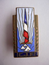 Insigne metal ancien cjf - insigne,