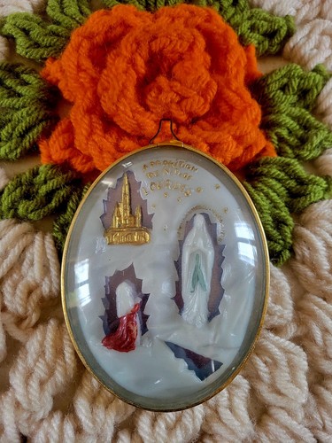 Petit cadre lourdes vierge - petit,