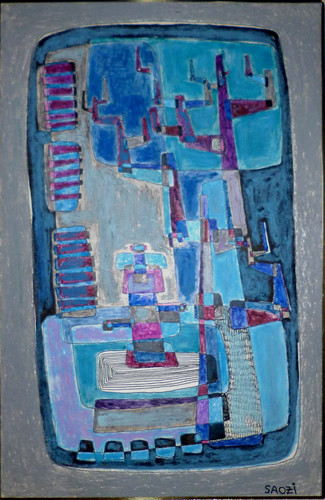 Saozi gouache encre sur - et,
