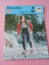 Ski Nordique William Koch USA 1976 Fiche Card