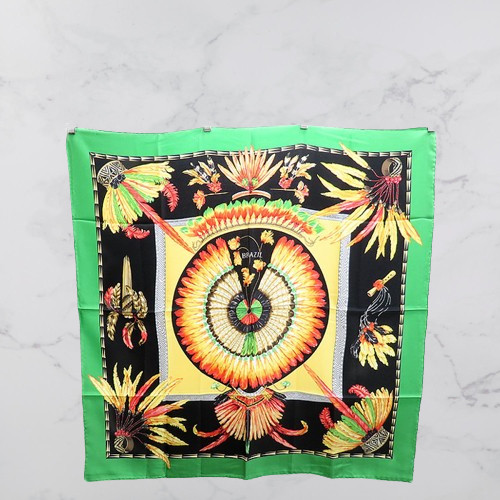 Hermes carre90 brazil scarf - hermes,