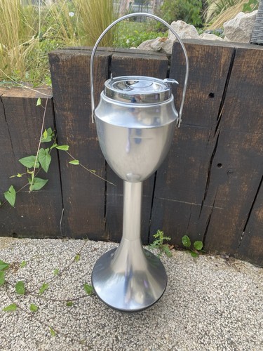 Cendrier sur pied chromé - sur,
