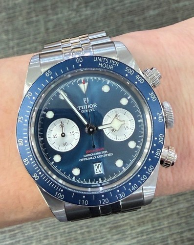 Tudor black bay chrono 79360b - chrono,