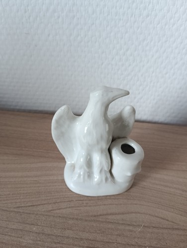 19th century porcelain inkwell