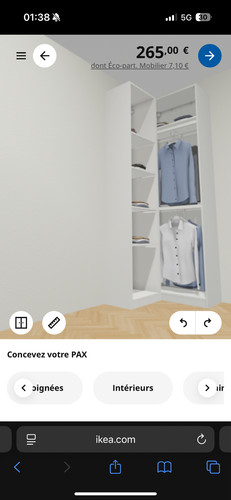 Pax ikea dressing - ikea,
