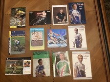 CYCLISME autographe  de  12 coureurs  Divers ZULLE KIRCHEN SELIG BRUTT WAGNER