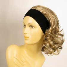 turban chimio cheveux bouclé blond clair méché cuivré clair chocolat ema 15613h4