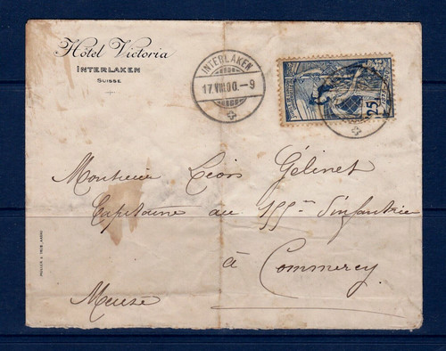 Vignette sur lettre 1900 - sur,