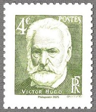 Salon Automne 2025 -Timbre Victor Hugo Neuf** - Tirage limité en Prévente