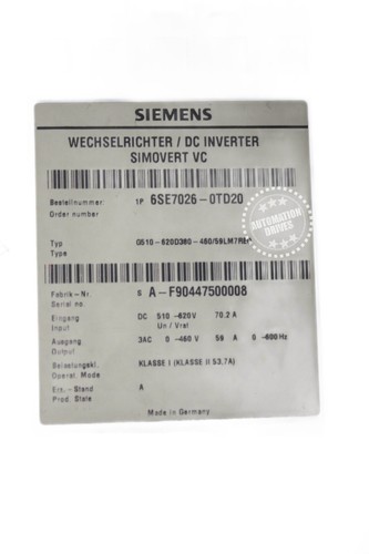 Siemens simovert masterdrives - siemens,